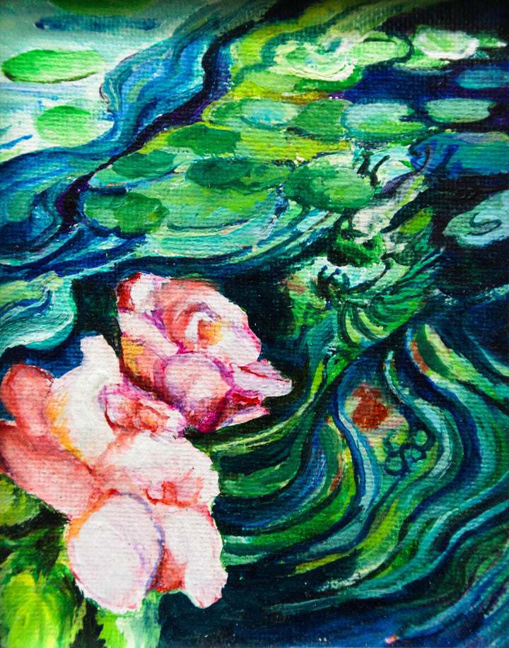 "Pond Series / Lost Perspective" Set of 12 Paintings